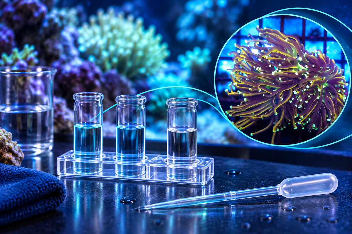 Reef aquarium water parameters: what to test first
