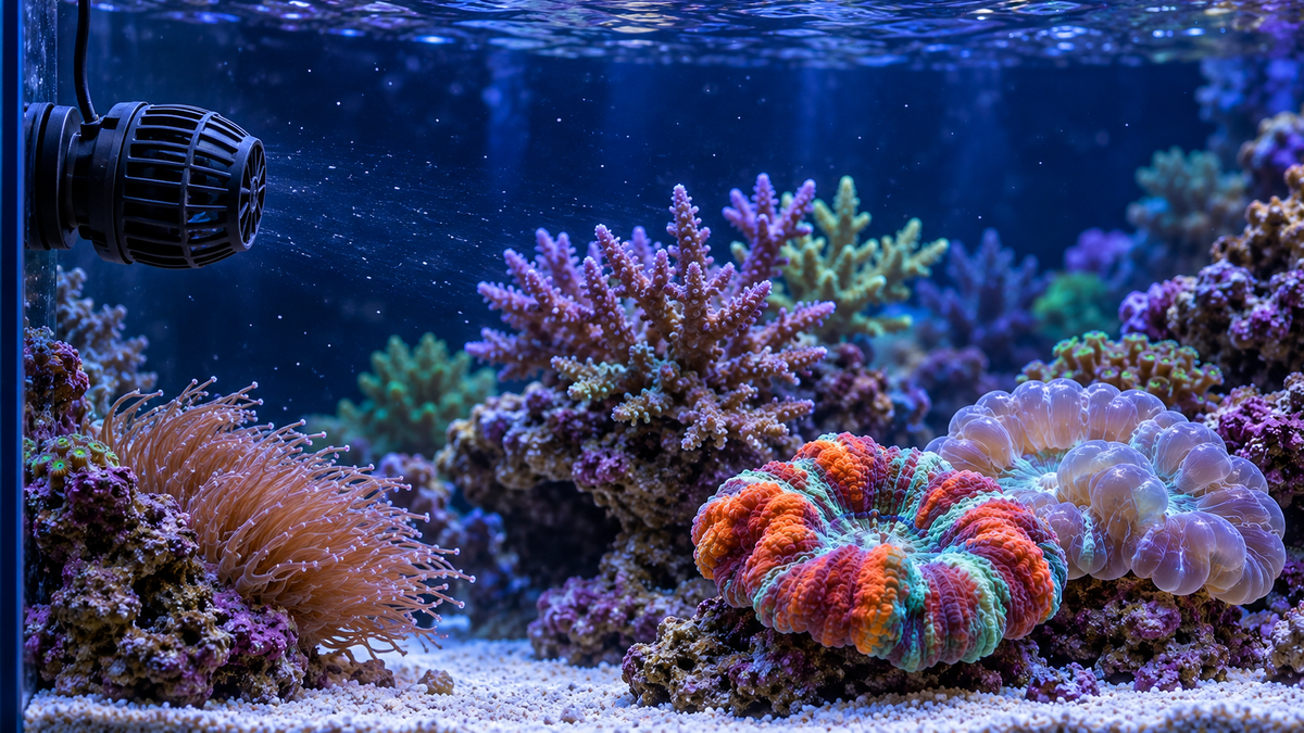 Choosing a Reef Flow Pump: Output, Tank Walls and Placement