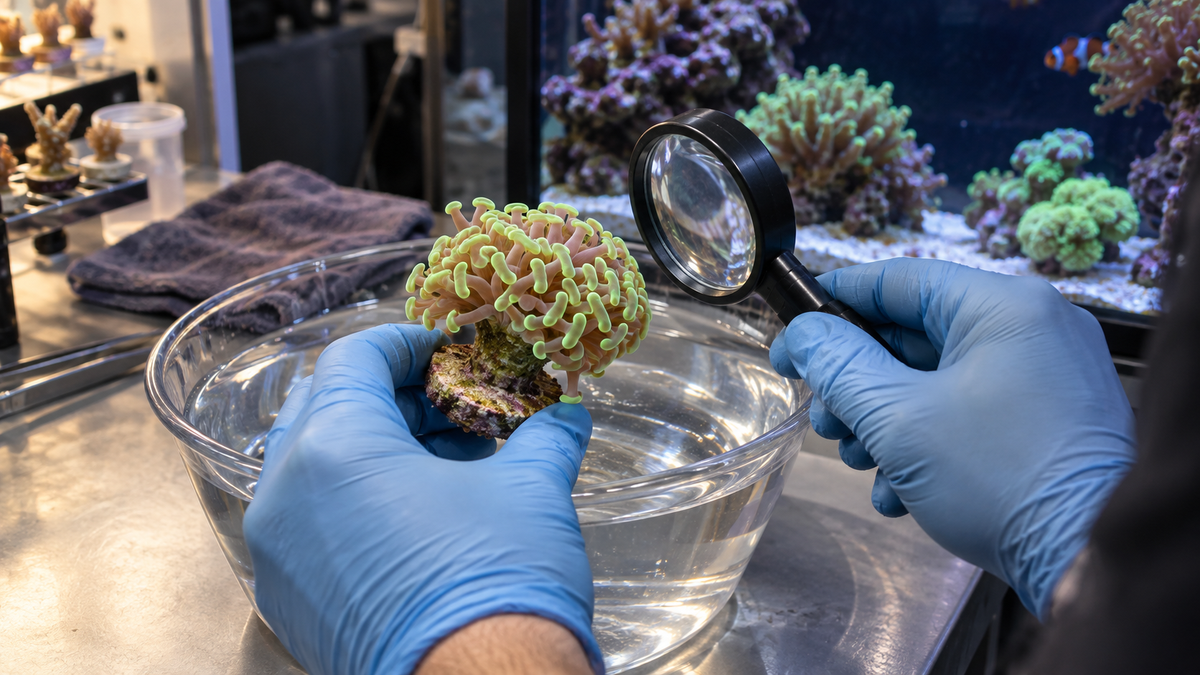 How to Check New Corals for Pests