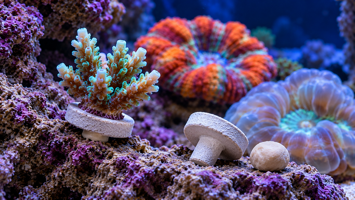 Mounting Corals: Gel, Epoxy and Stable Supports