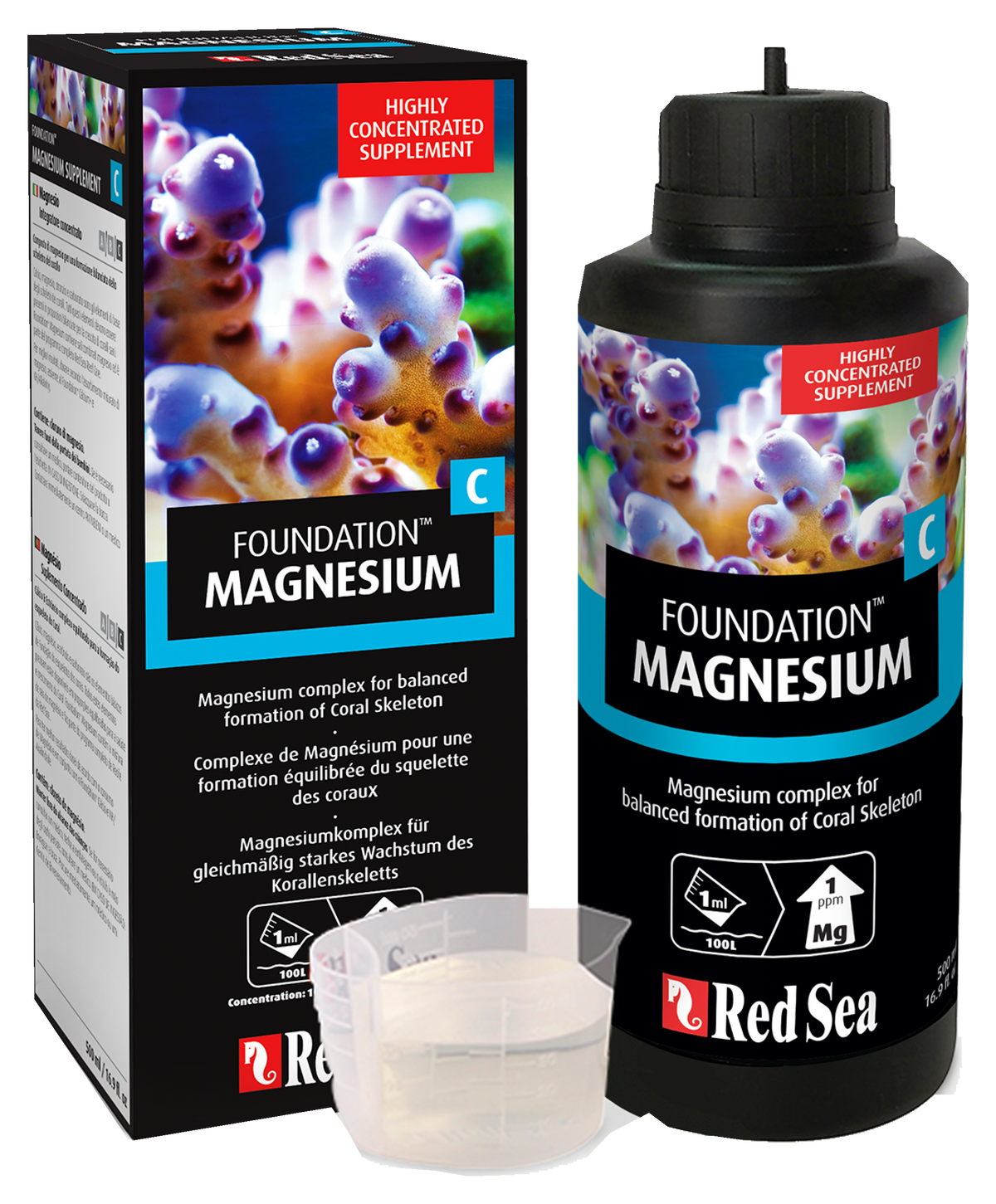 Red Sea Foundation C Magnesium+ – echte Herstellerabbildung 500 ml