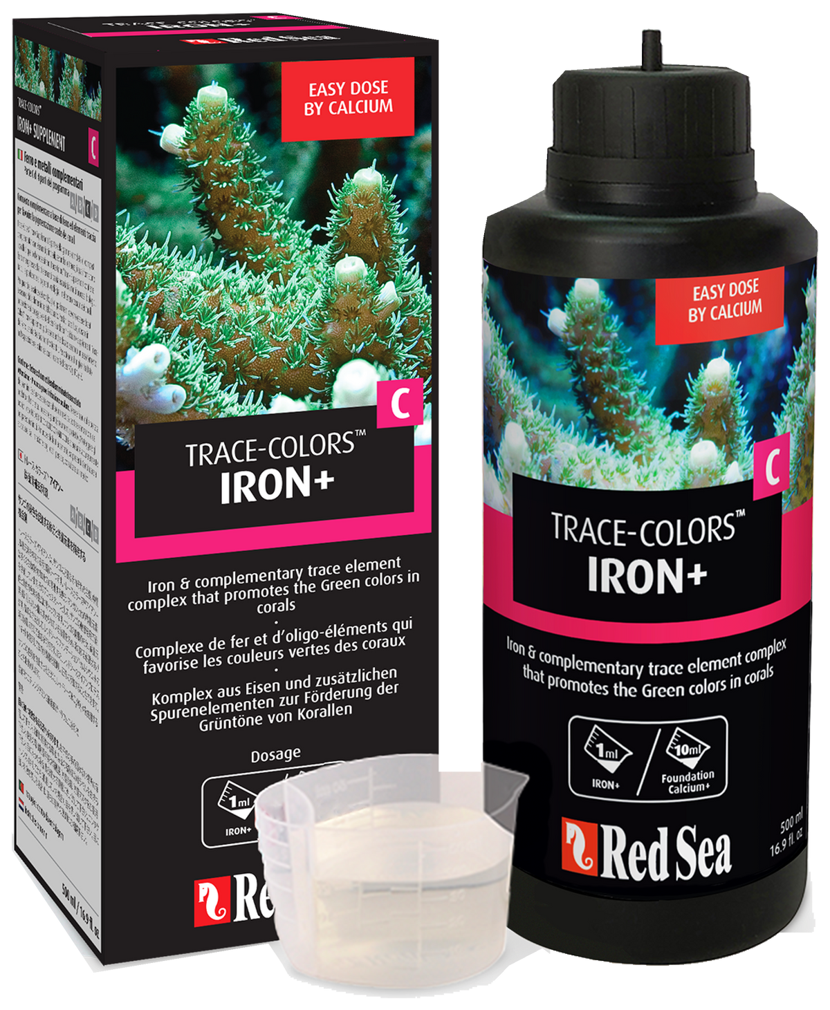 Red Sea Trace Colors C Iron+ 500 ml – echte Herstellerabbildung
