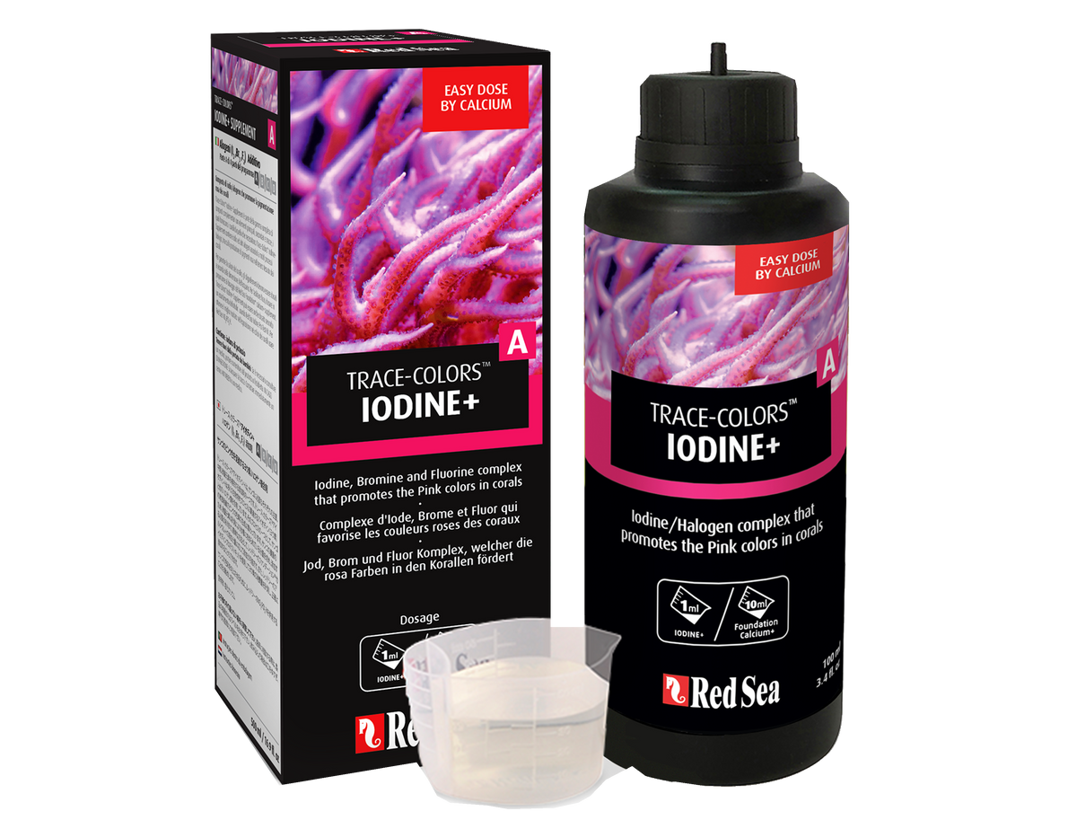 Red Sea Trace Colors A Iodine+ – Beispielabbildung 100 ml; angeboten wird 500 ml