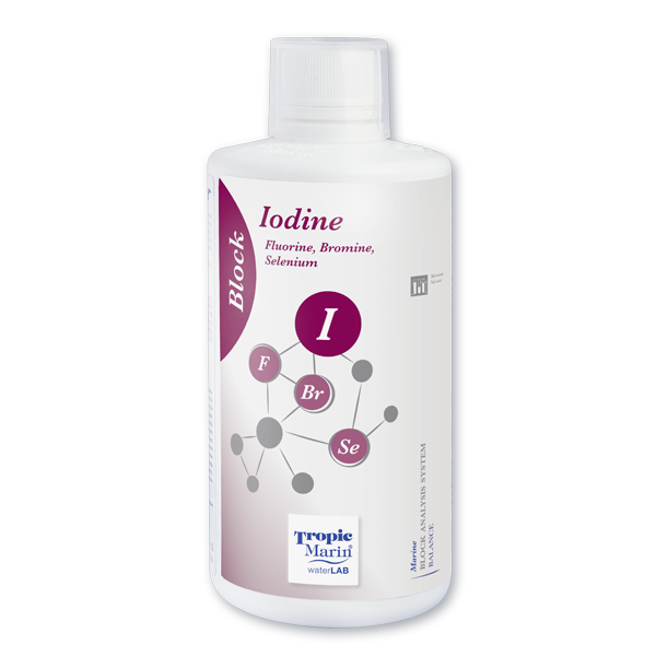 Tropic Marin Block Iodine – Originalabbildung der Produktfamilie; einzelne Packungsgröße