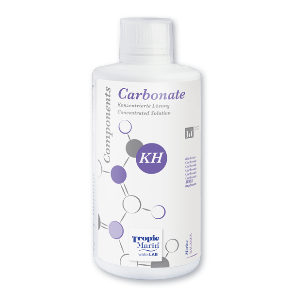 Tropic Marin Components Carbonate – Originalabbildung der Produktfamilie; einzelne Packungsgröße