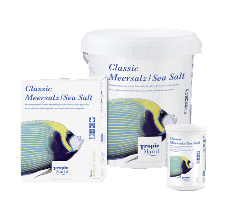 Tropic Marin Classic Meersalz – Originalabbildung der Produktfamilie; einzelne Packungsgröße