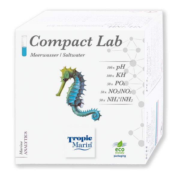 Tropic Marin Compact Lab Meerwasser-Testset – Originalabbildung der Produktfamilie; einzelne Packungsgröße
