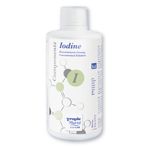 Tropic Marin Components Iodine – Originalabbildung der Produktfamilie; einzelne Packungsgröße