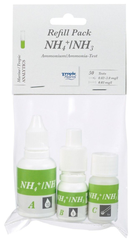 Tropic Marin NH4/NH3 Ammonium-/Ammoniak-Test Nachfüllpackung