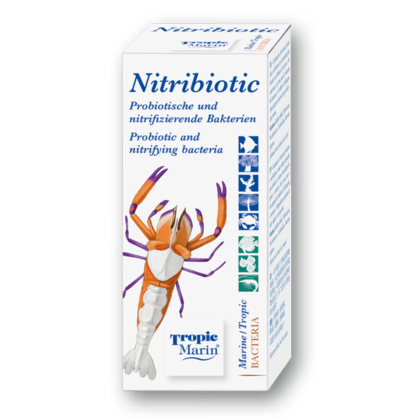 Tropic Marin Nitribiotic Bakterien – Originalabbildung der Produktfamilie; einzelne Packungsgröße