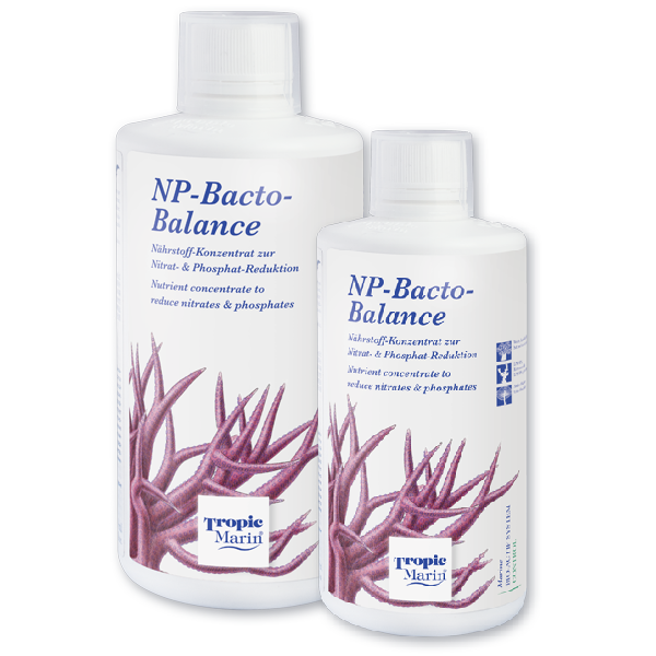 Tropic Marin NP-Bacto-Balance – Originalabbildung der Produktfamilie; einzelne Packungsgröße