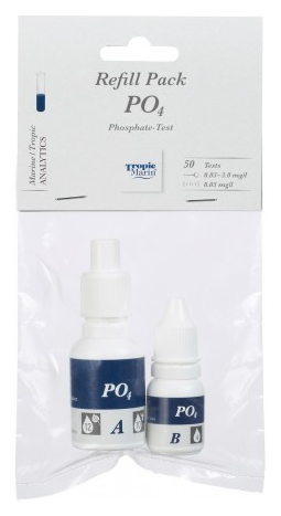 Tropic Marin PO4 Phosphat-Test Nachfüllpackung – Originalabbildung der Produktfamilie; Packungsgröße gemäß ausgewählter Variante
