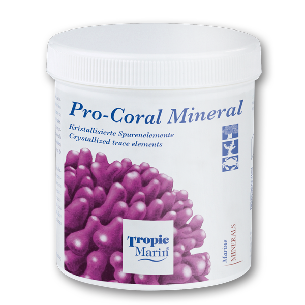 Tropic Marin Pro-Coral Mineral – Originalabbildung der Produktfamilie; einzelne Packungsgröße