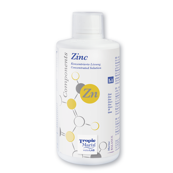 Tropic Marin Components Zinc – Originalabbildung der Produktfamilie; einzelne Packungsgröße